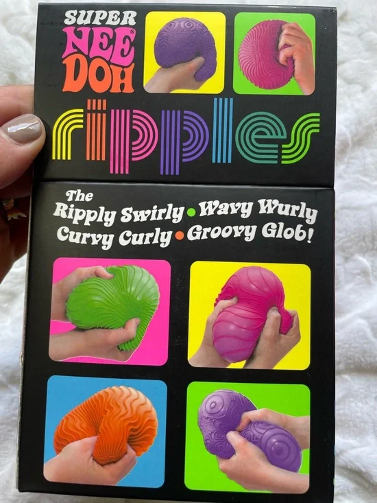 Super Ripples Schylling | Toys | New Needoh Super Ripples Purple Super Size Squishy ...